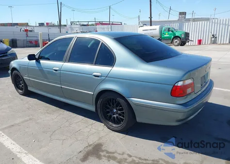2002 BMW 530Ia из США, поврежденный, VIN WBADT63432CH86596